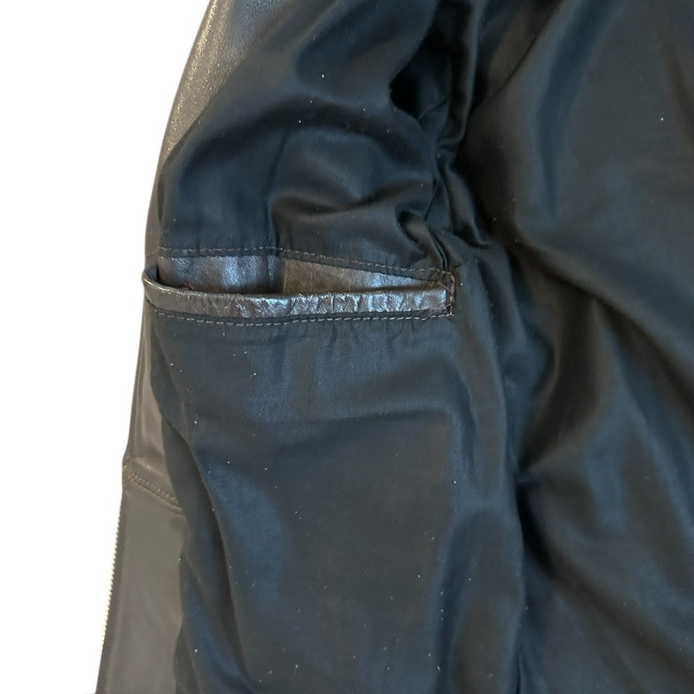 Vanson Leather Motorcycle Jacket Size Large Color Brown - Picture 16 of 16